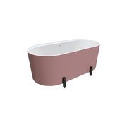 Aluca Freestanding with Legs, 1500mm Matte Rouge gallery detail image