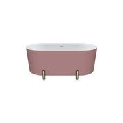 Aluca Freestanding with Legs, 1500mm Matte Rouge gallery detail image