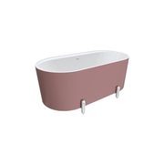 Aluca Freestanding with Legs, 1500mm Matte Rouge gallery detail image