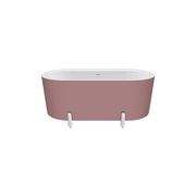Aluca Freestanding with Legs, 1500mm Matte Rouge gallery detail image
