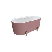 Aluca Freestanding with Legs, 1500mm Matte Rouge gallery detail image