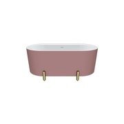 Aluca Freestanding with Legs, 1500mm Matte Rouge gallery detail image