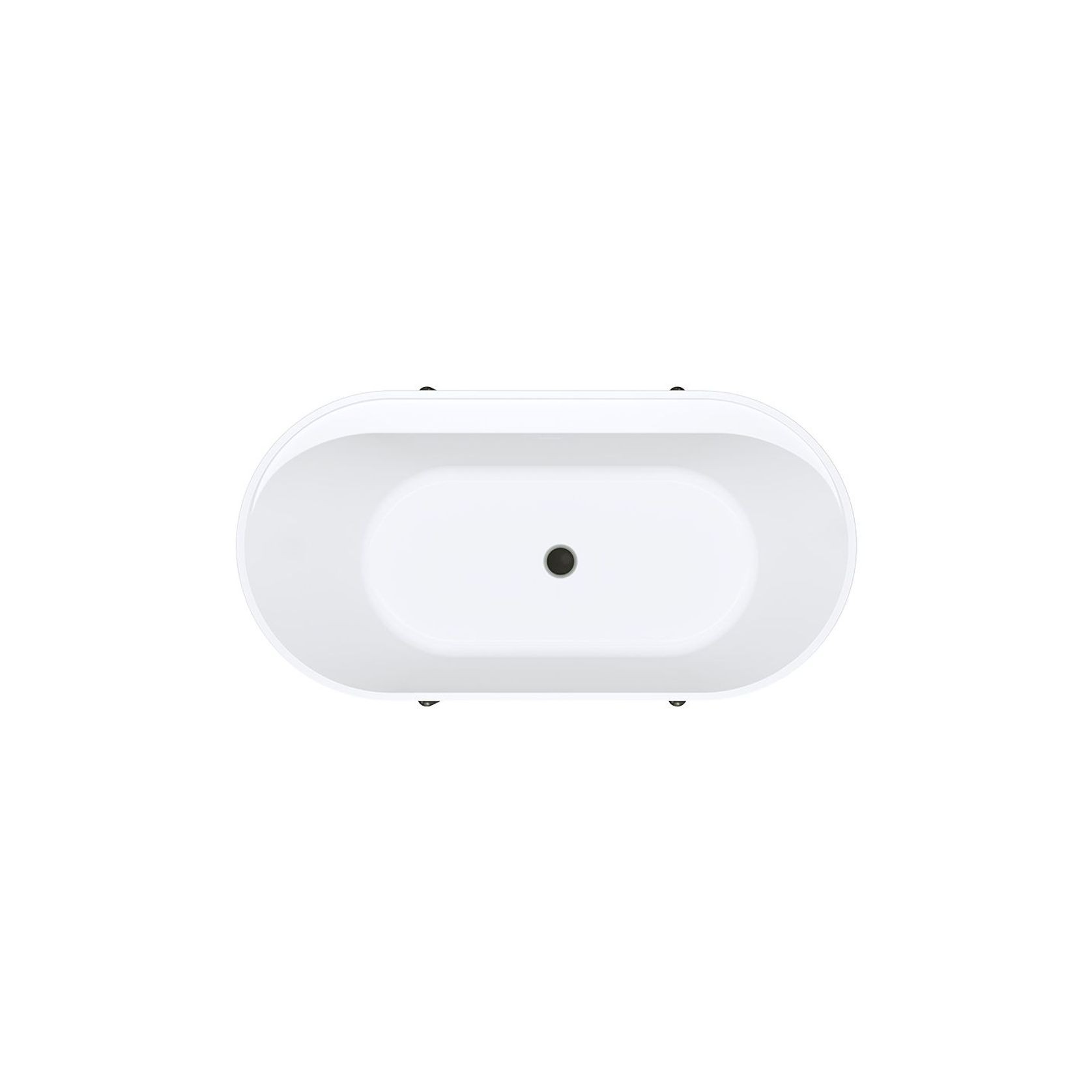 Aluca Freestanding with Legs, 1500mm Matte White gallery detail image
