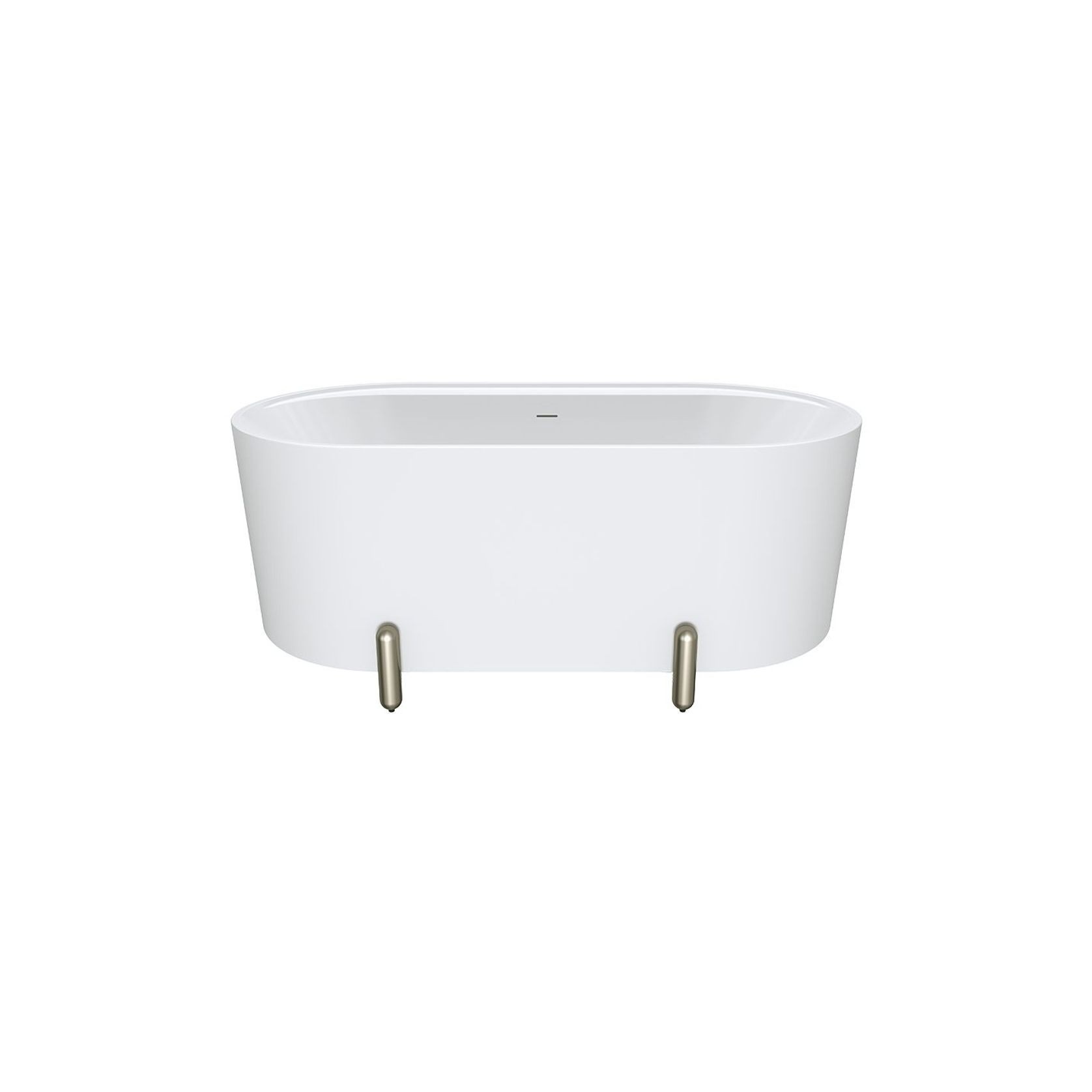 Aluca Freestanding with Legs, 1500mm Matte White gallery detail image