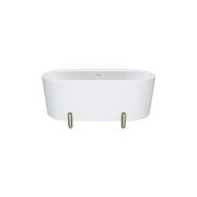 Aluca Freestanding with Legs, 1500mm Matte White gallery detail image