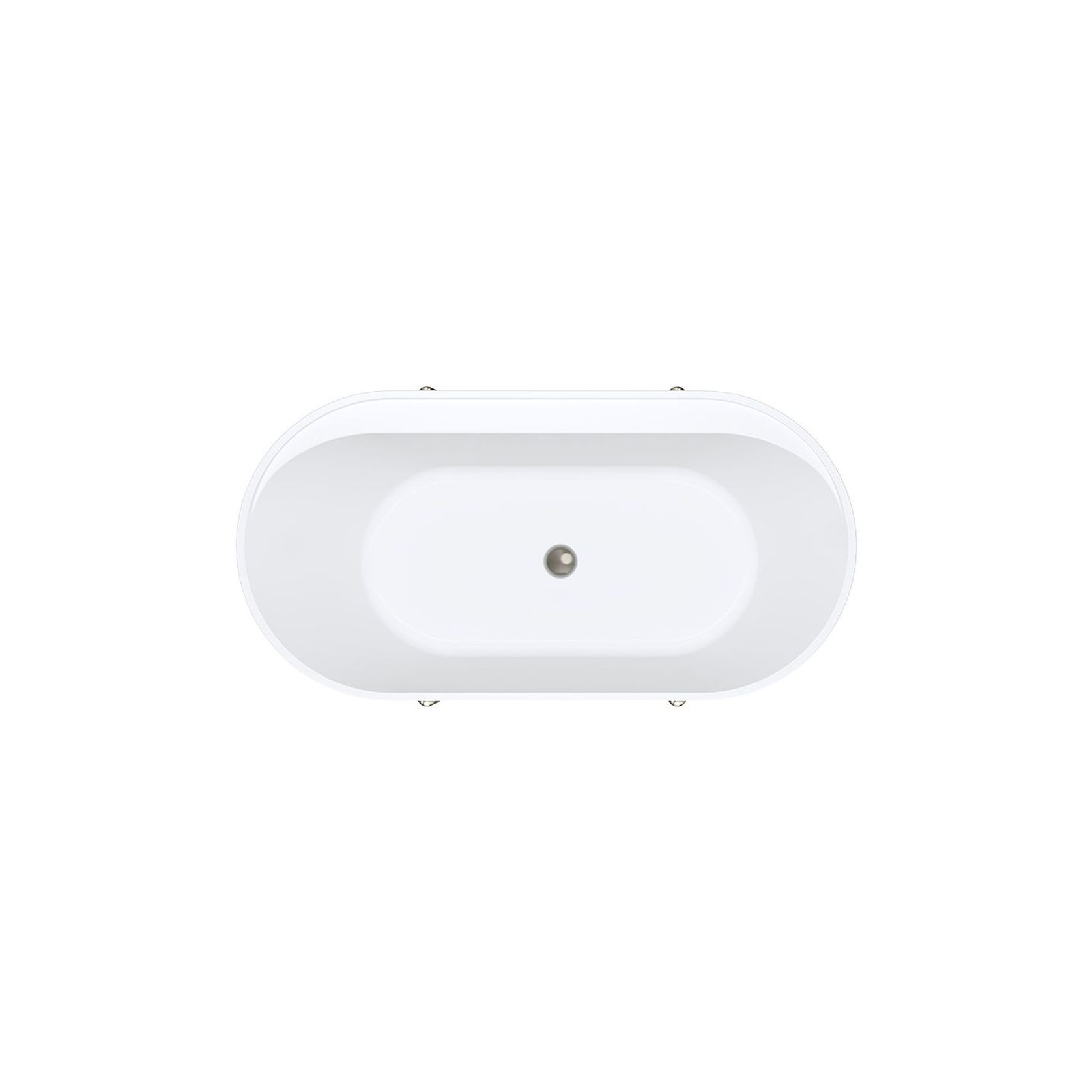 Aluca Freestanding with Legs, 1500mm Matte White gallery detail image