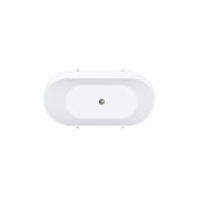 Aluca Freestanding with Legs, 1500mm Matte White gallery detail image