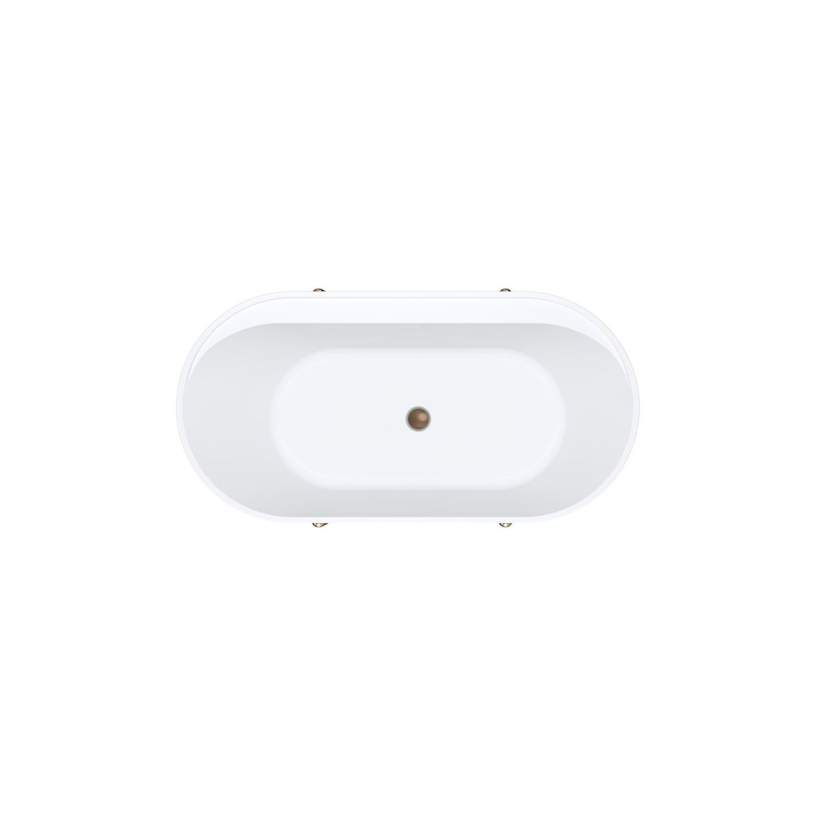 Aluca Freestanding with Legs, 1500mm Matte White gallery detail image