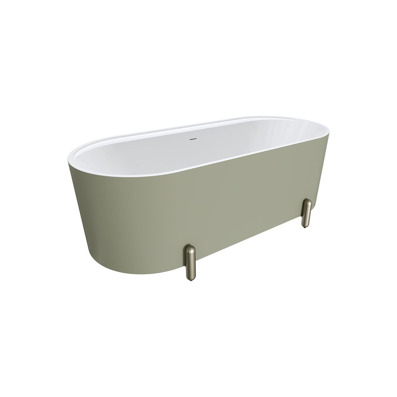 Aluca Freestanding with Legs, 1700mm Olive gallery detail image