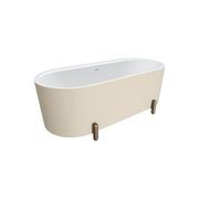Aluca Freestanding with Legs, 1700mm Matte Khaki gallery detail image