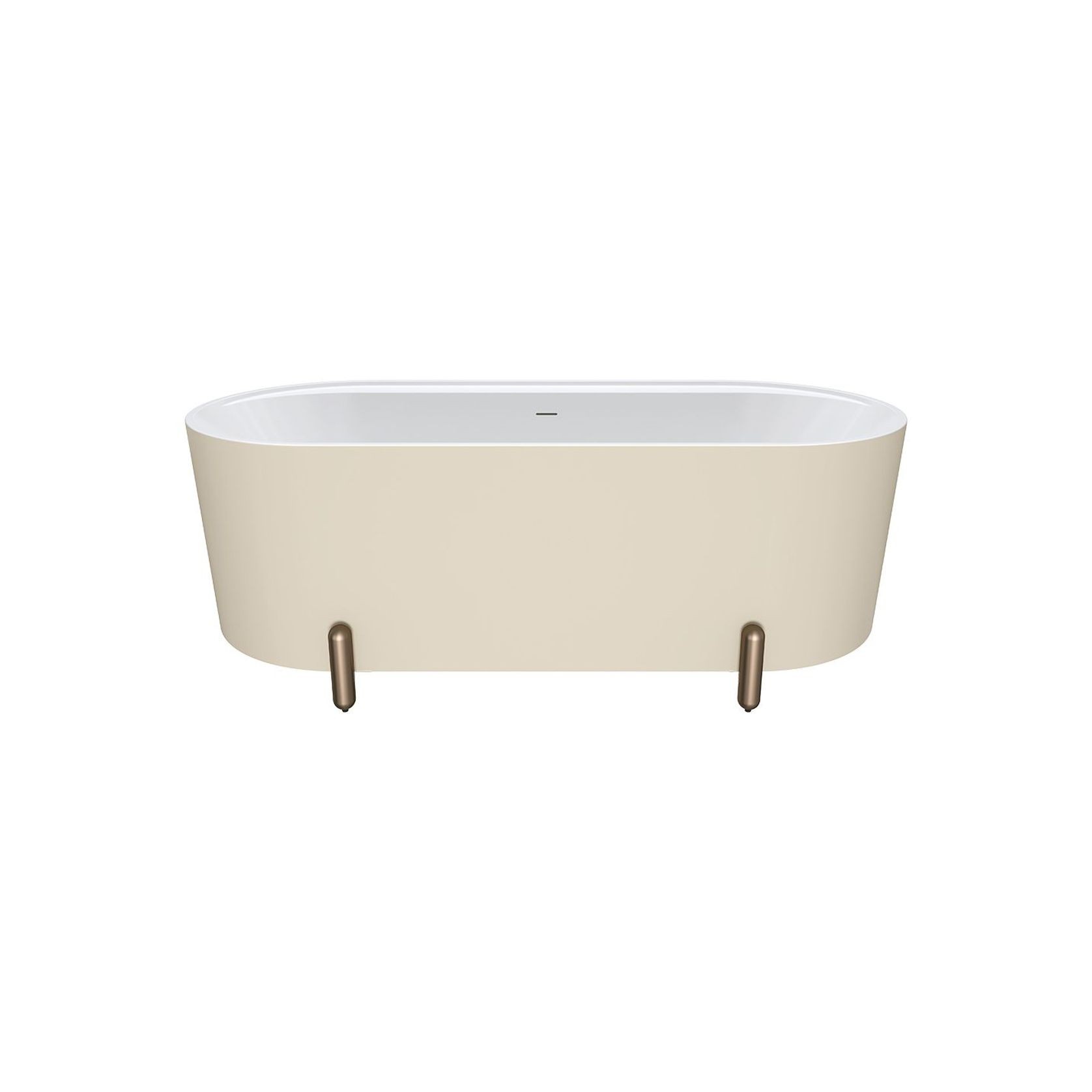 Aluca Freestanding with Legs, 1700mm Matte Khaki gallery detail image