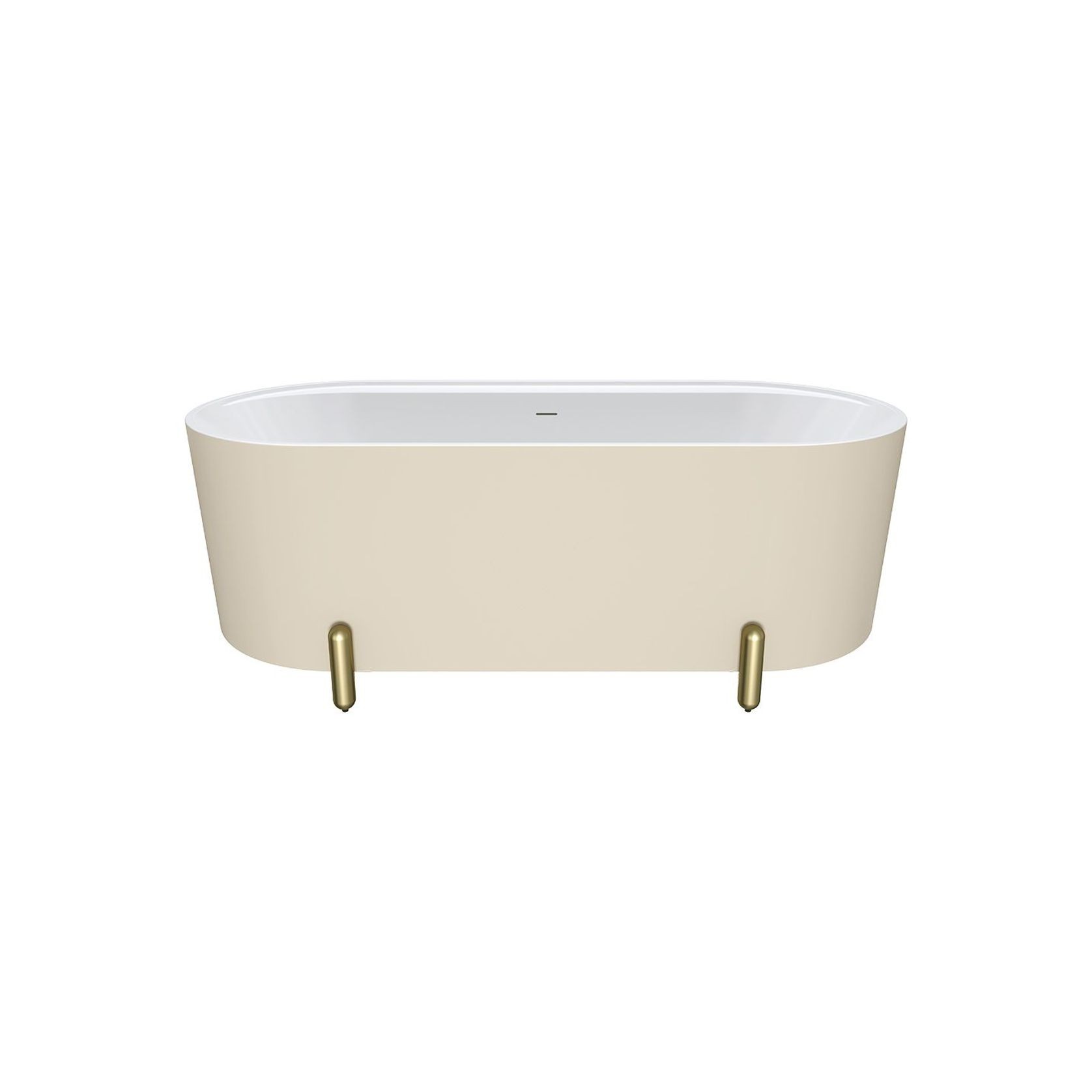 Aluca Freestanding with Legs, 1700mm Matte Khaki gallery detail image