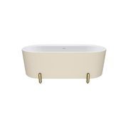 Aluca Freestanding with Legs, 1700mm Matte Khaki gallery detail image