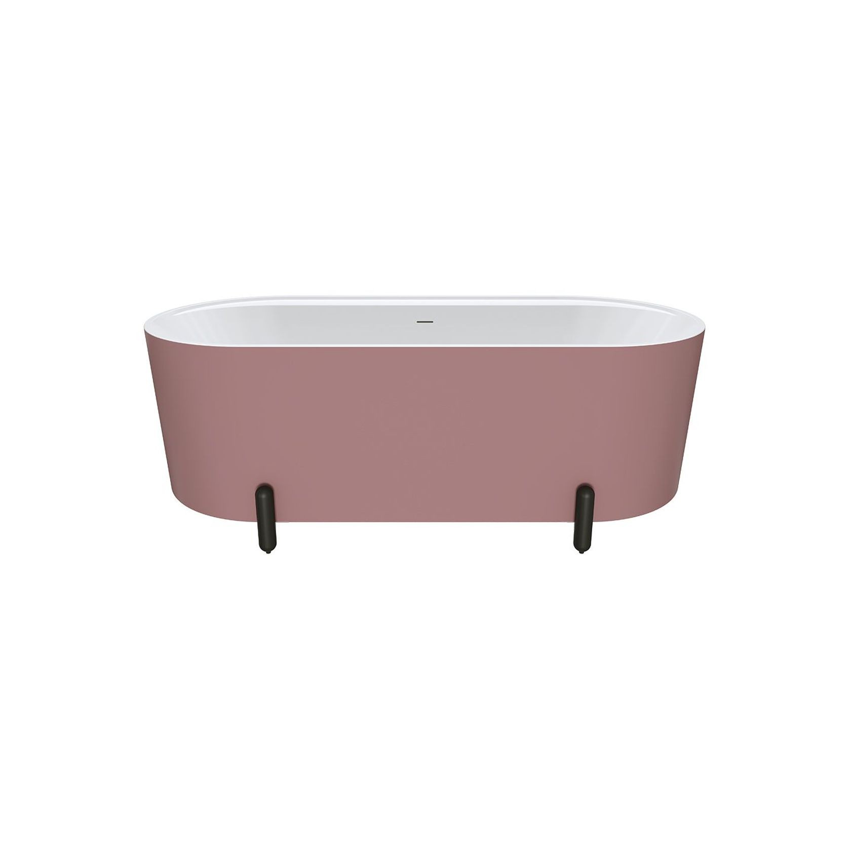 Aluca Freestanding with Legs, 1700mm Matte Rouge gallery detail image