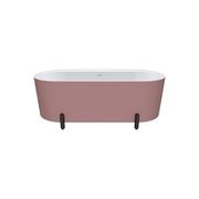 Aluca Freestanding with Legs, 1700mm Matte Rouge gallery detail image