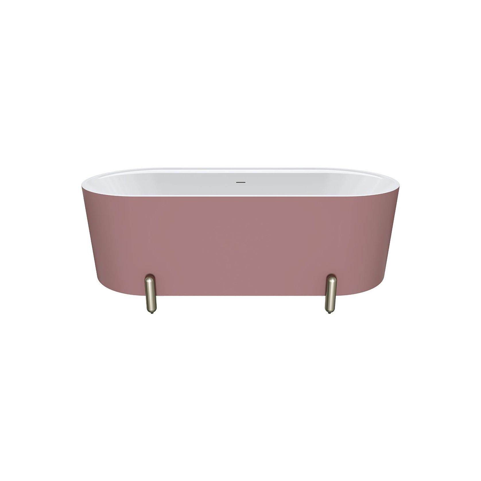Aluca Freestanding with Legs, 1700mm Matte Rouge gallery detail image