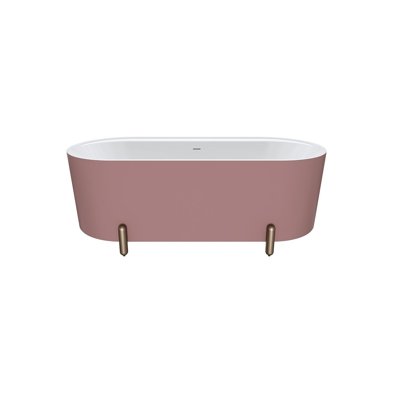 Aluca Freestanding with Legs, 1700mm Matte Rouge gallery detail image