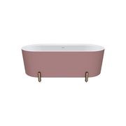 Aluca Freestanding with Legs, 1700mm Matte Rouge gallery detail image