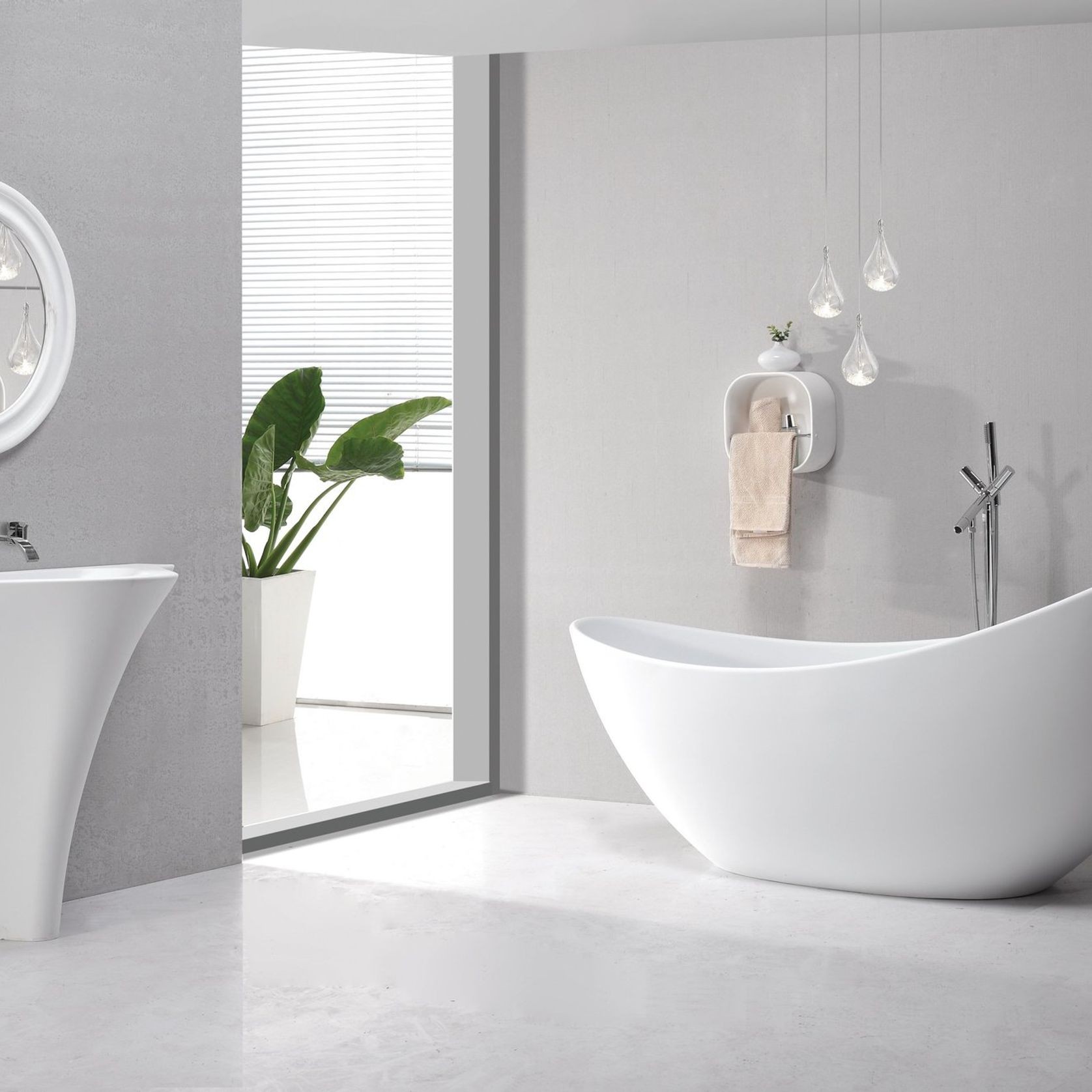 B072 Large Hugi Bath 1900MM gallery detail image