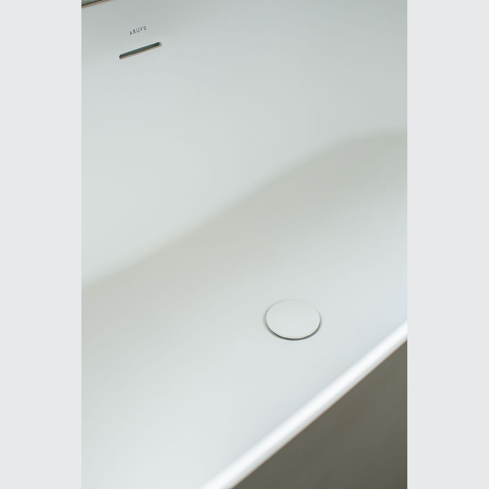 Kylie Composite Stone Bath 1650 | Matte White gallery detail image