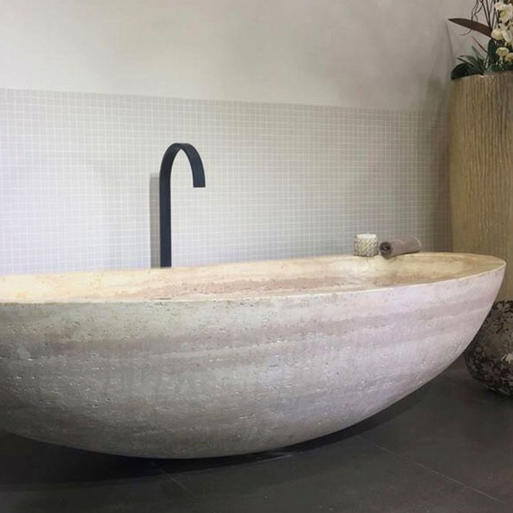 Nature Stone Marble Bathtub by Casa Italiana gallery detail image