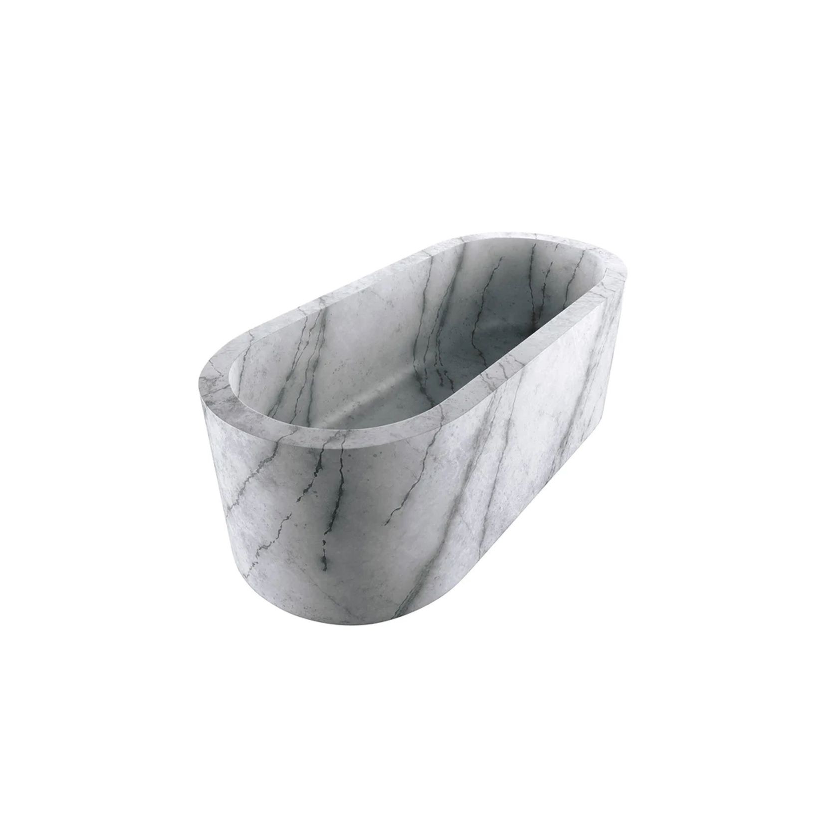 Zen Oblong Solid Marble Bathtub gallery detail image