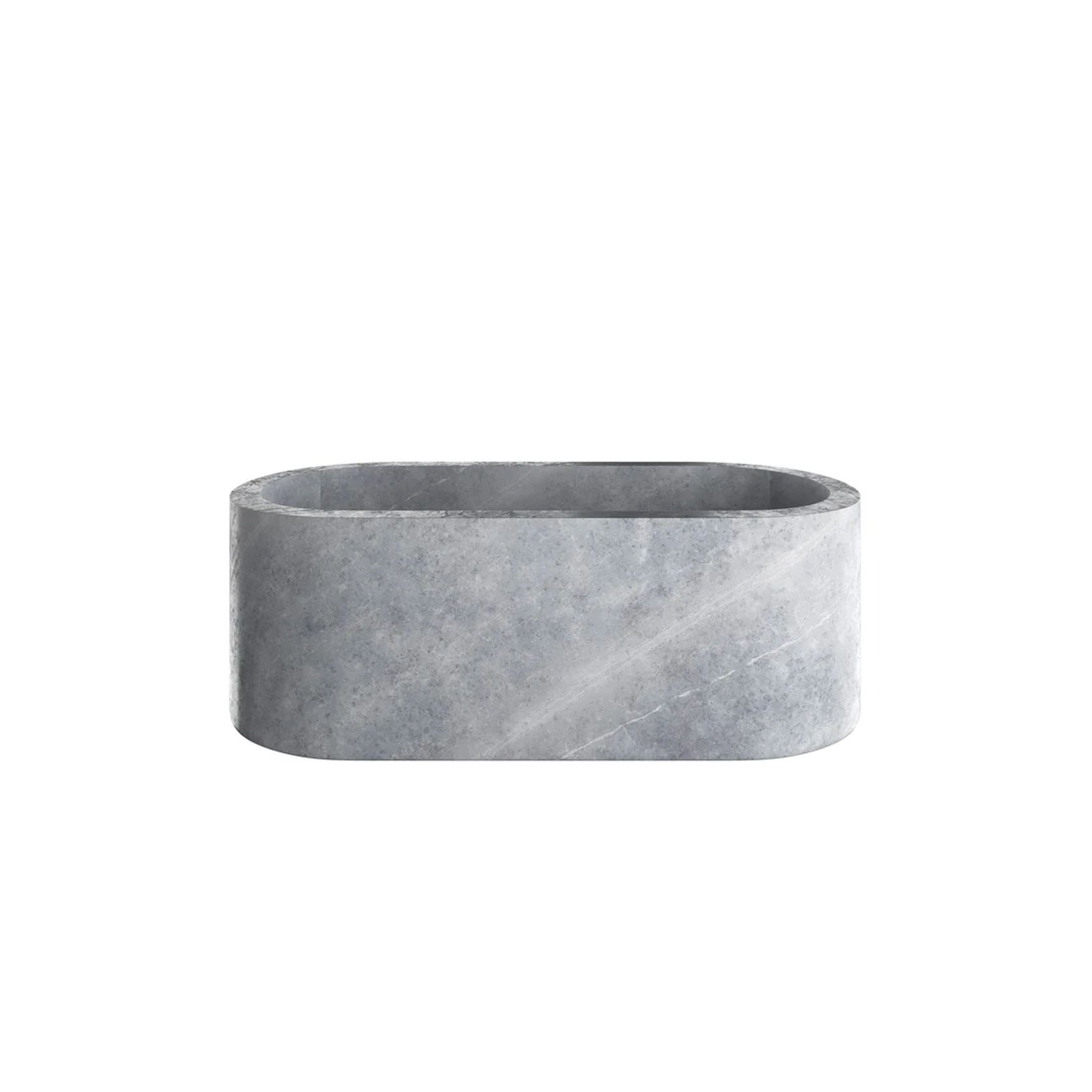 Zen Oblong Solid Marble Bathtub gallery detail image