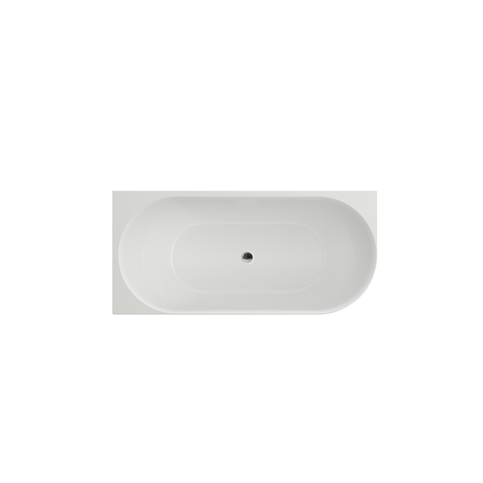 Positano 1400 Corner LH Freestanding Bath White gallery detail image