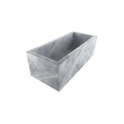 Zen Rectangle Solid Marble Bathtub gallery detail image