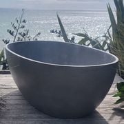 Cora Oval Concrete Outdoor Bath Various sizes & colours gallery detail image