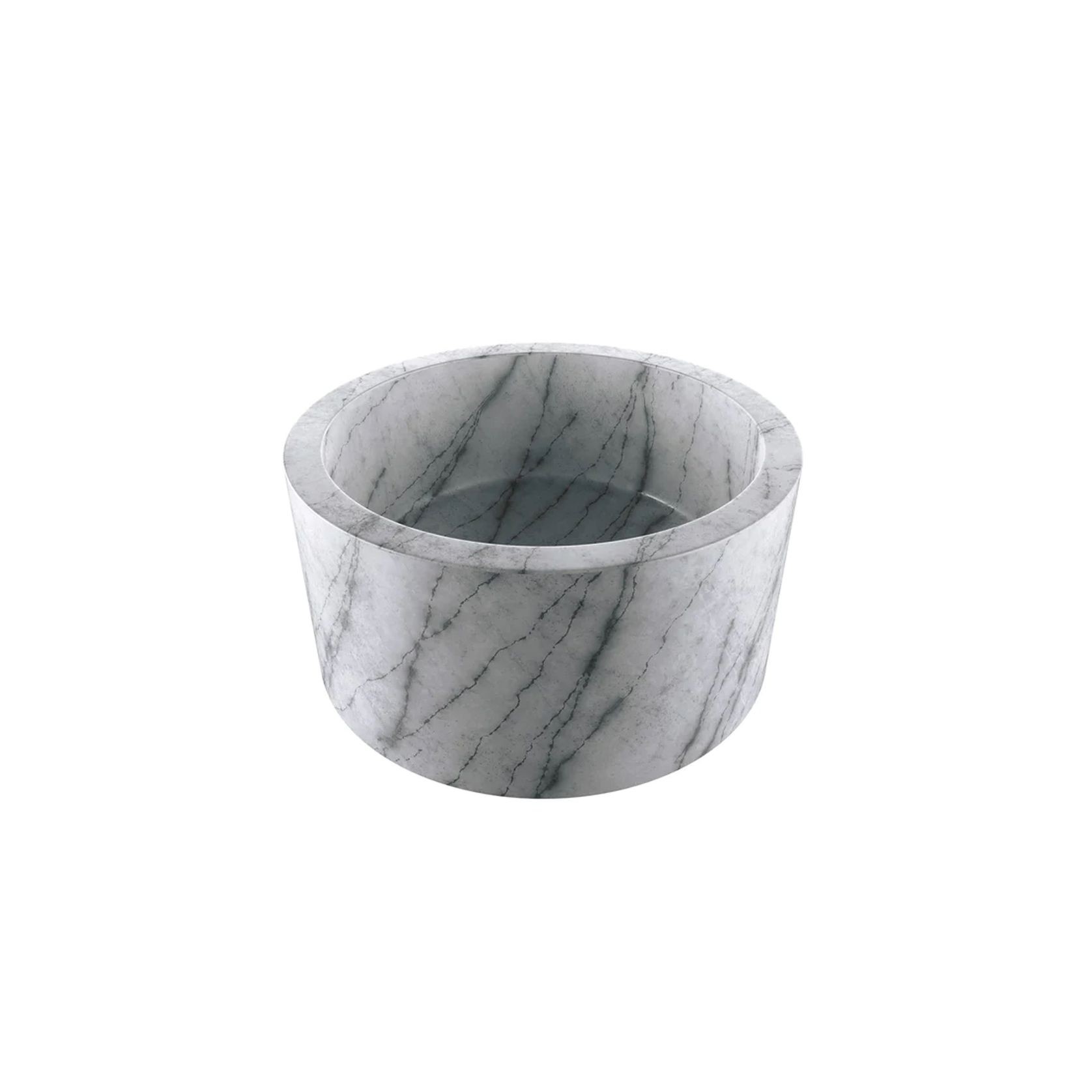 Zen Round Solid Marble Bath gallery detail image
