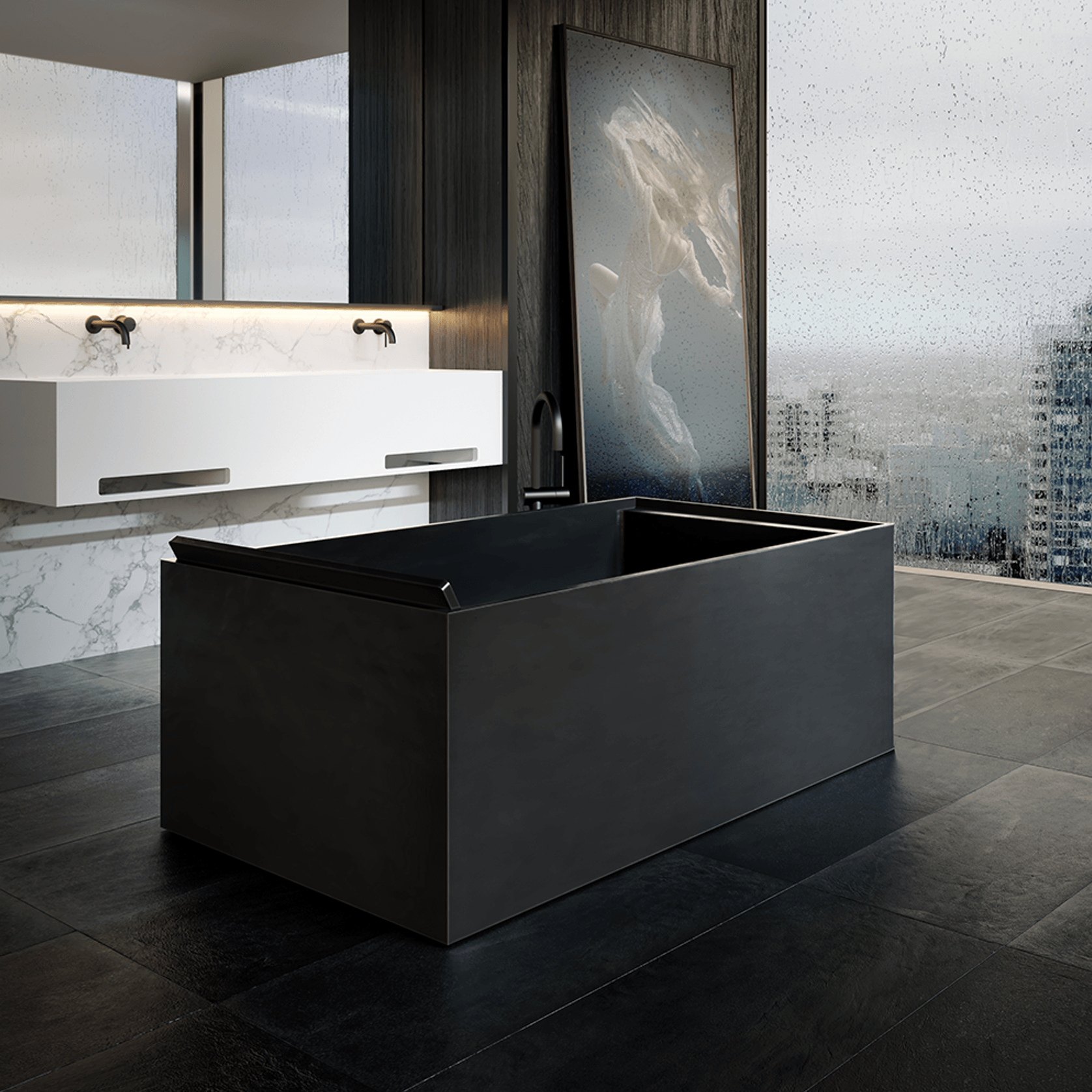 Soka Petit Freestanding Bath gallery detail image