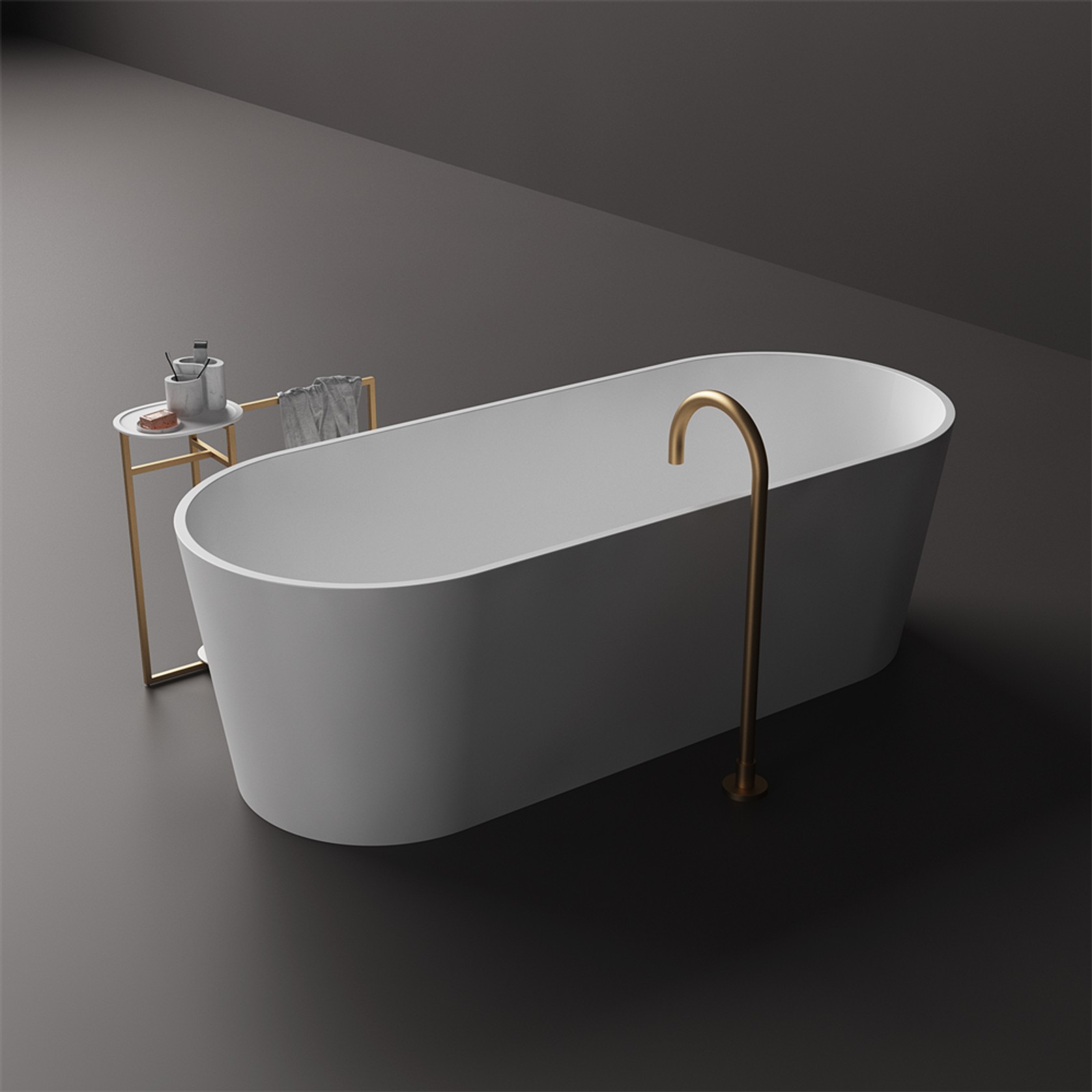 Rosetta Oval Freestanding Bath ST01 Various Sizes gallery detail image