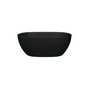 Luciana Matte Black Stone Bath gallery detail image