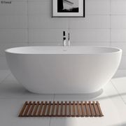 Nero Matte White Stone Bath gallery detail image