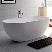 Nero Matte White Stone Bath gallery detail image