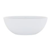 Sasso Matte White Stone Bath gallery detail image