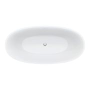 Sasso Matte White Stone Bath gallery detail image