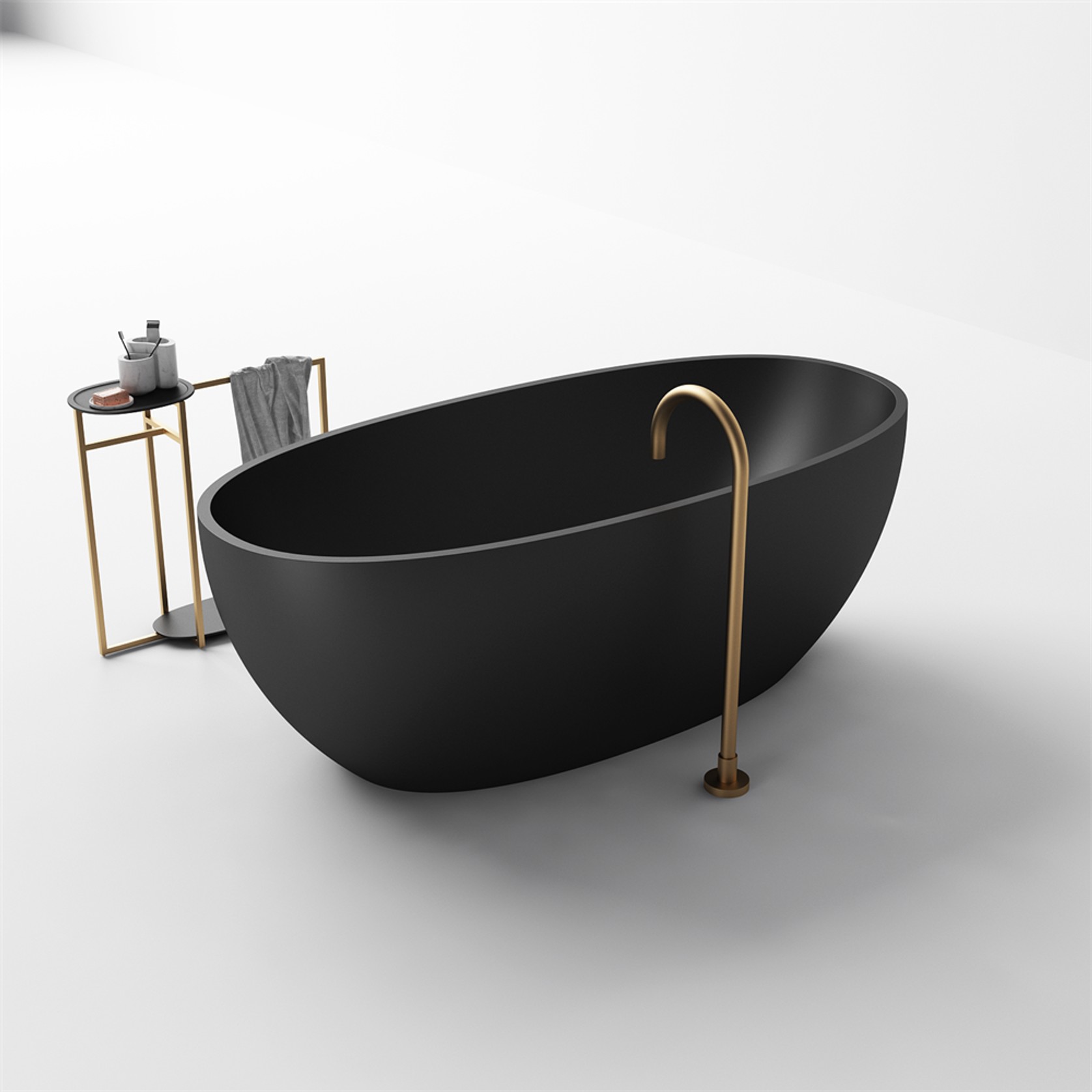 Slimline Grace Lightweight Stone Bath Various Sizes gallery detail image