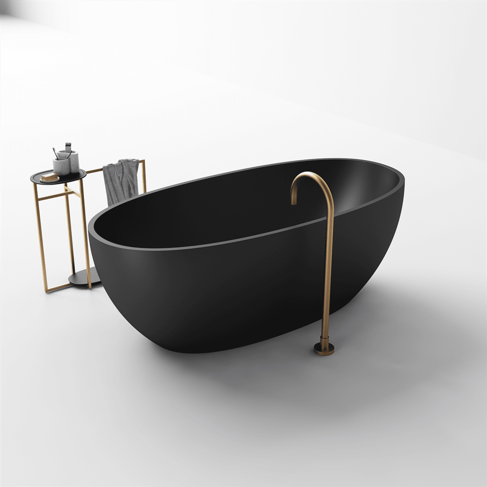 Slimline Grace Lightweight Stone Bath Various Sizes gallery detail image