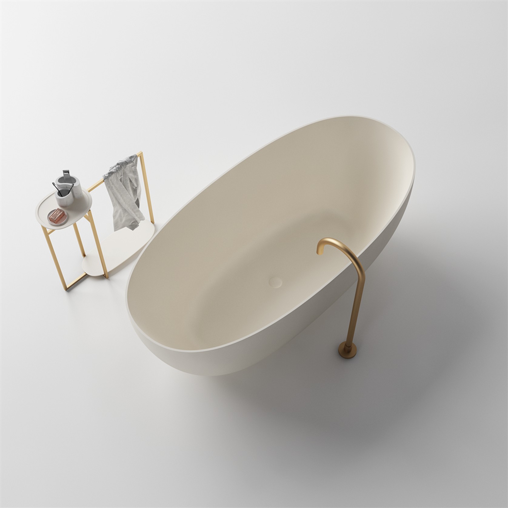 Slimline Grace Oval Bath ST39 - Various Sizes gallery detail image