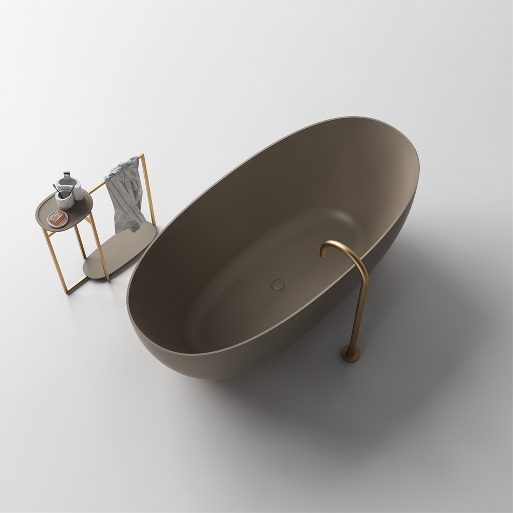 Slimline Grace Oval Bath ST39 - Various Sizes gallery detail image