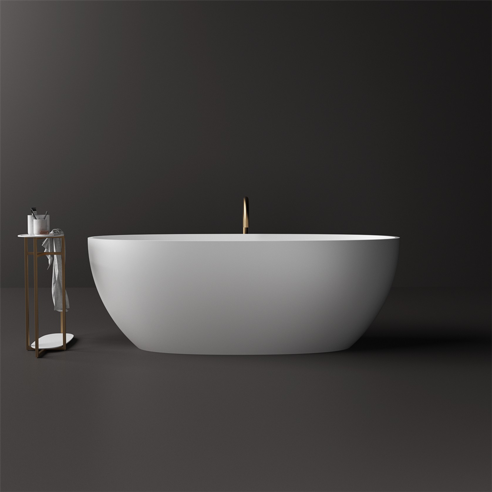 Slimline Grace Oval Bath ST39 - Various Sizes gallery detail image