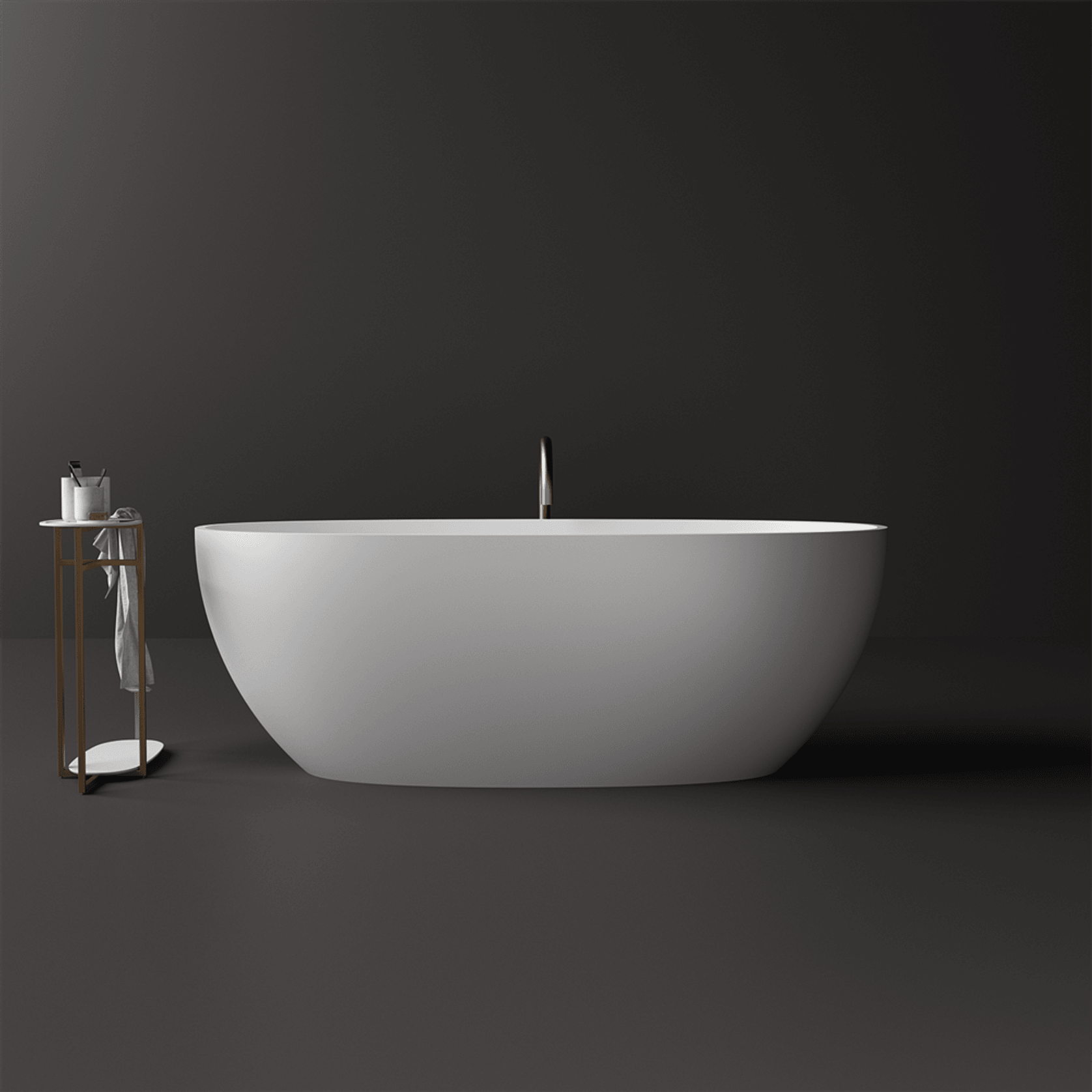 Slimline Grace Lightweight Stone Bath Various Sizes gallery detail image