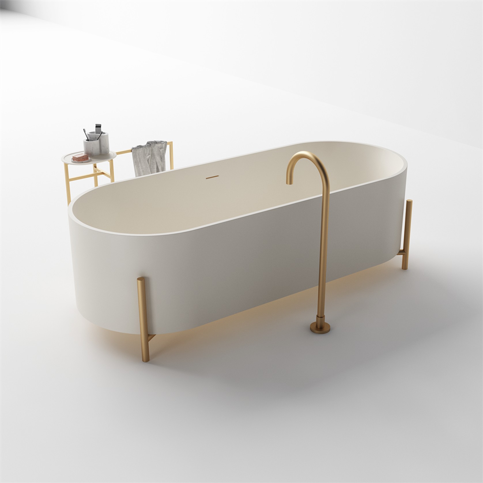 Elise Statement Bath on Legs 1800mm ST82 gallery detail image