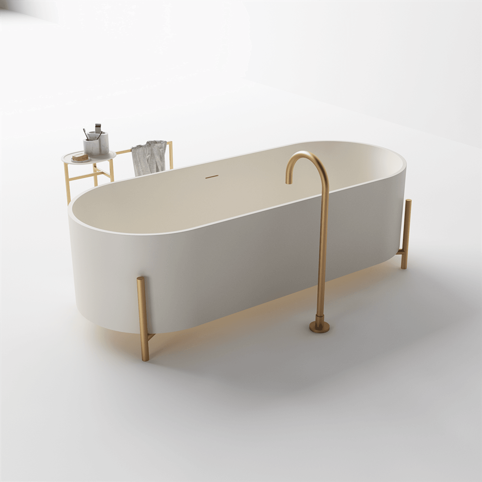 Elise Statement Bath on Legs 1800mm ST82 gallery detail image