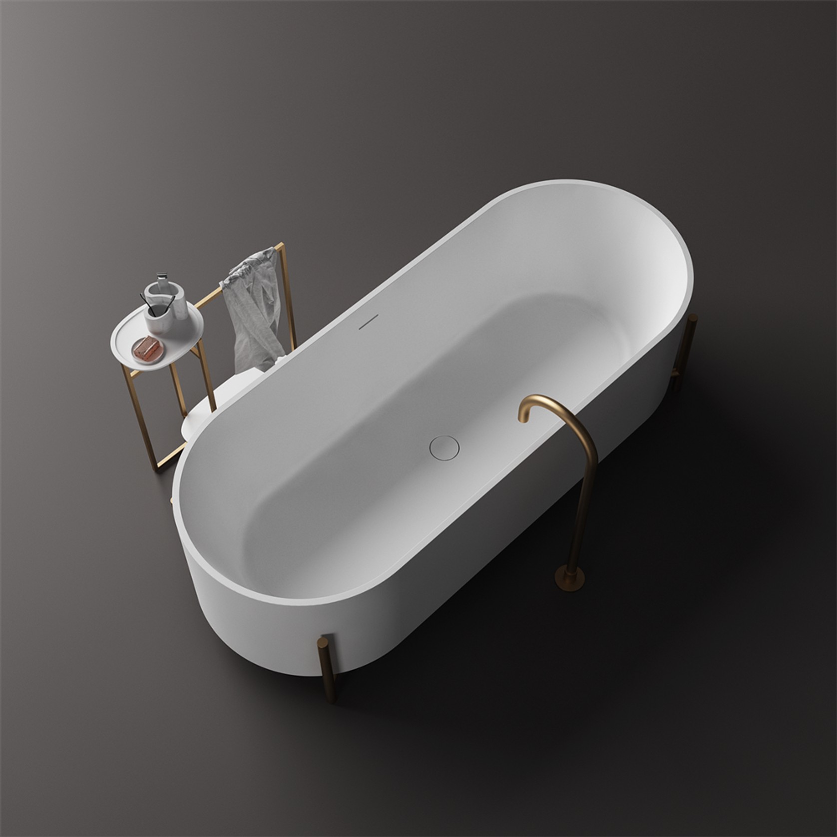 Elise Statement Bath on Legs 1800mm ST82 gallery detail image