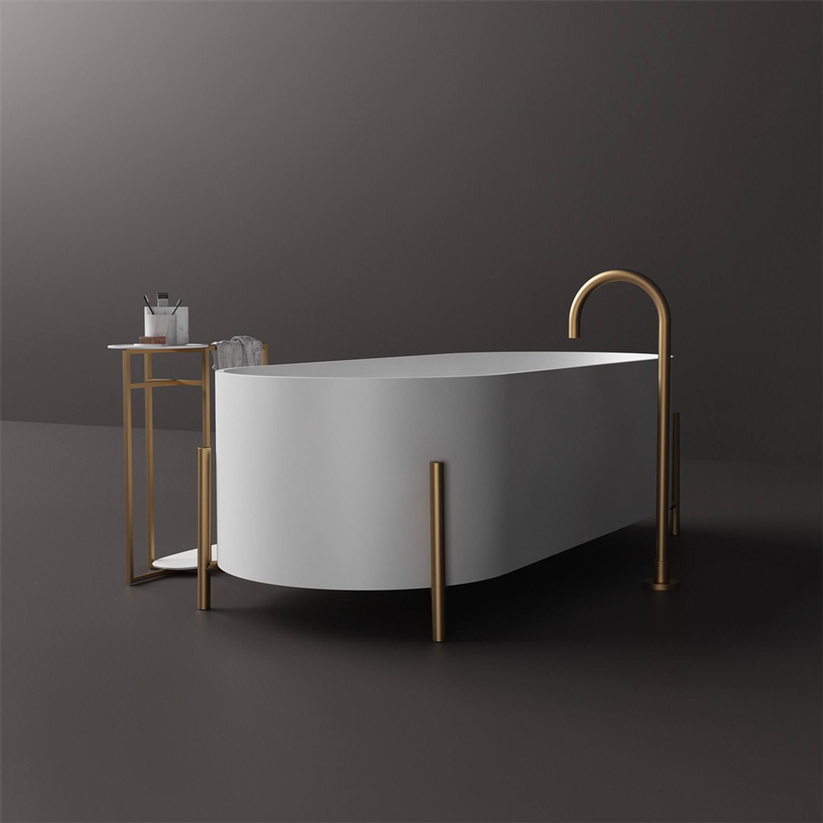 Elise Statement Bath on Legs 1800mm ST82 gallery detail image