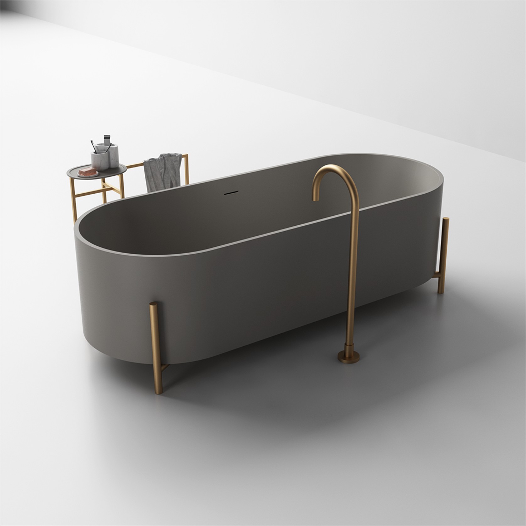 Elise Statement Bath on Legs 1800mm ST82 gallery detail image