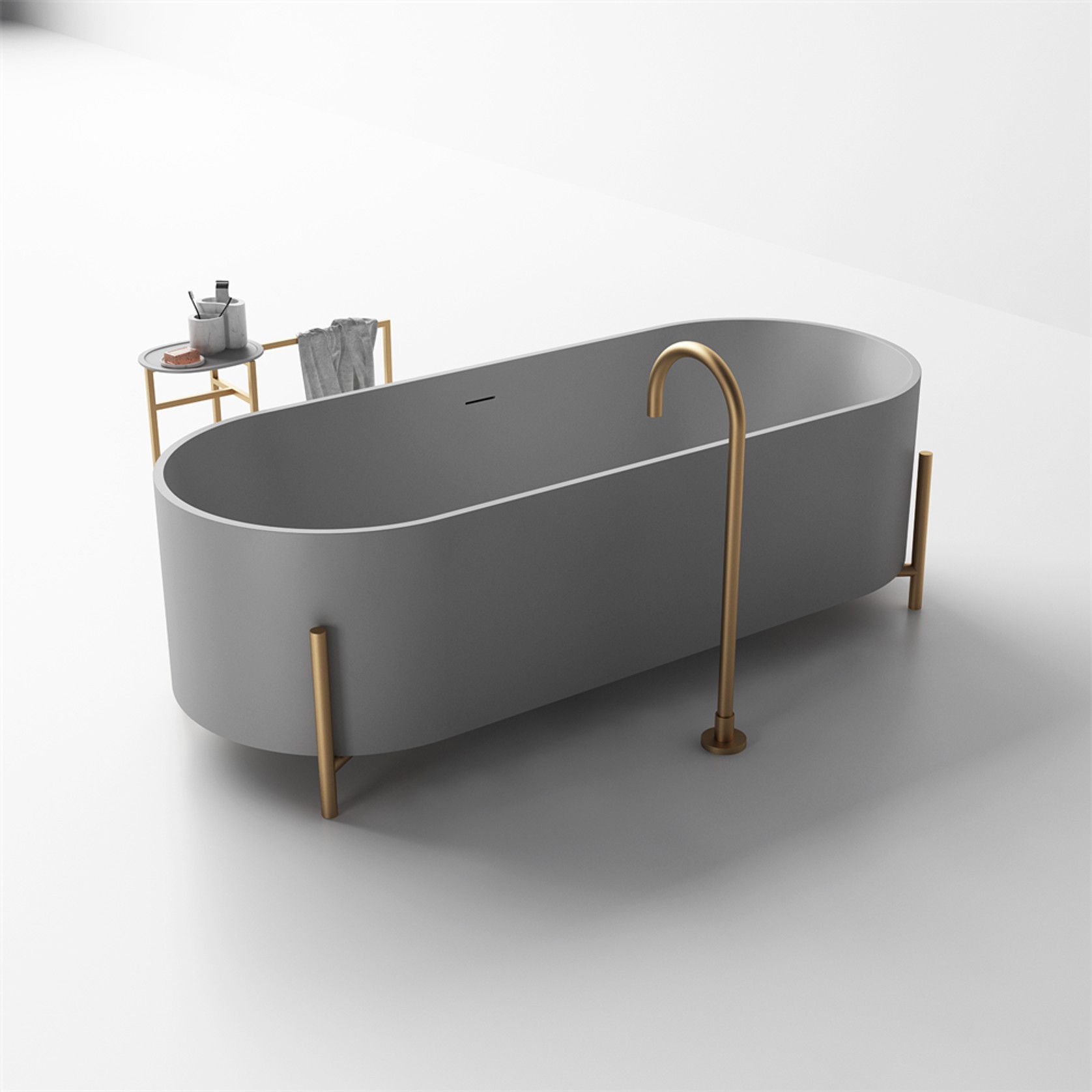 Elise Statement Bath on Legs 1800mm ST82 gallery detail image